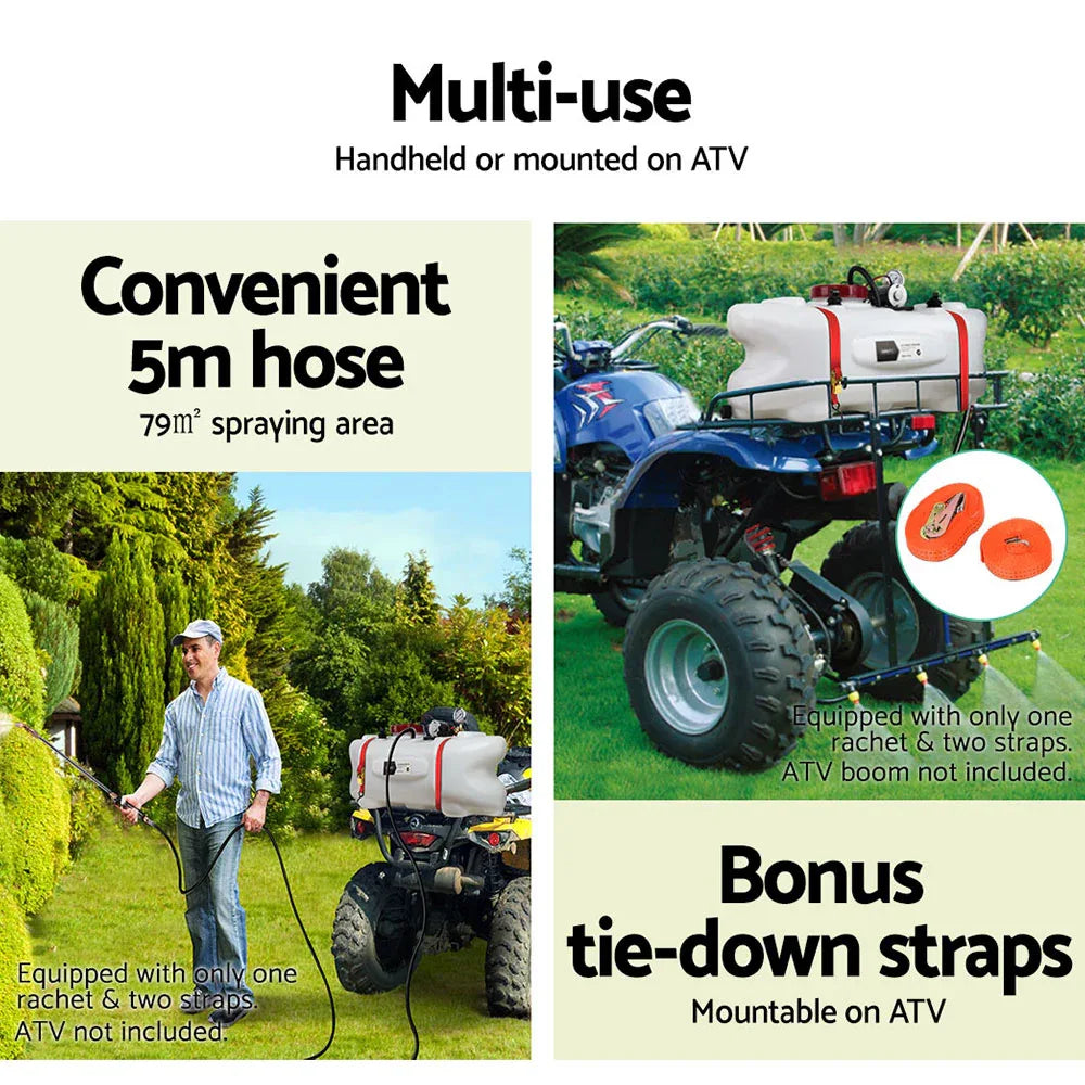 Giantz Weed Sprayer 60L 1.5M Fixed Boom Garden Spray - Mekamart Australia