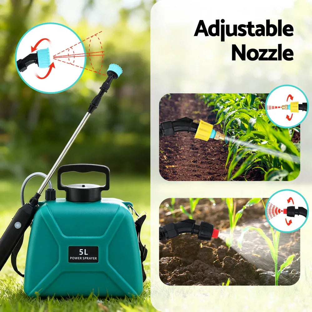 Giantz Weed Sprayer Garden Sprayer USB Charging Electric Shoulder Sprayer 5L - Mekamart Australia