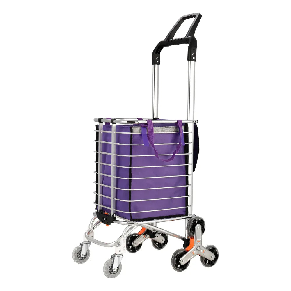Emajin Shopping Cart Trolley 35L Foldable Climbing Wheels - Mekamart Australia