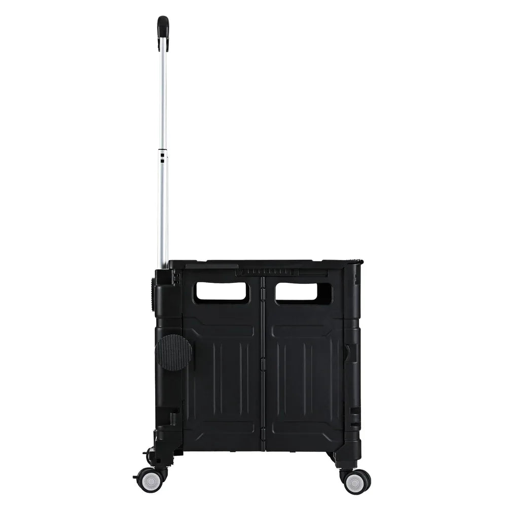 Emajin Shopping Trolley Cart 75L Foldable Black - Mekamart Australia