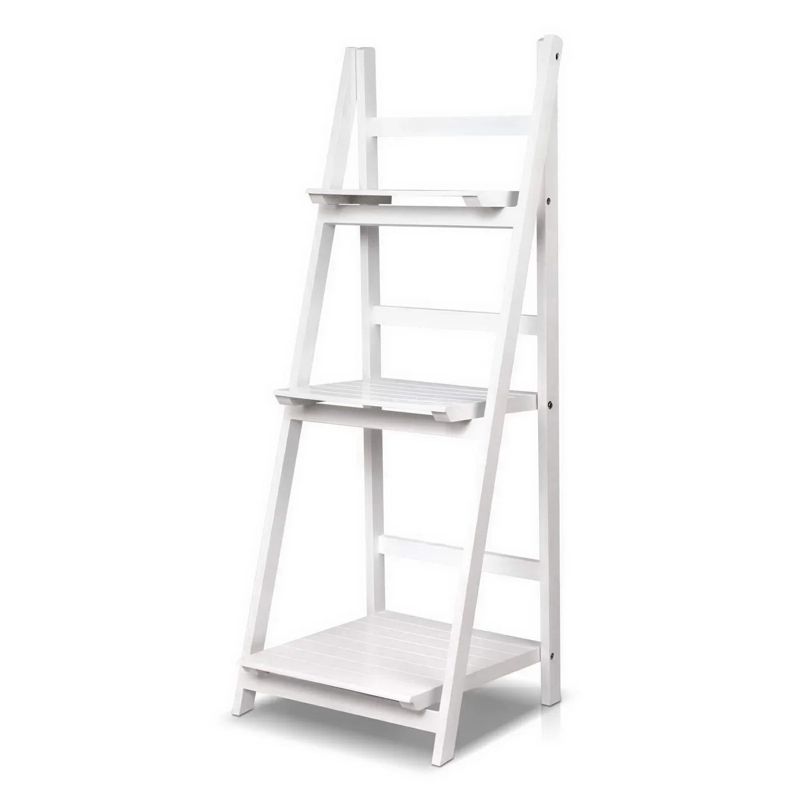 Artiss Bookshelf Corner Shelf 3 Tiers - ZANE White - Mekamart Australia