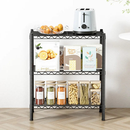 Artiss 3-Tier Shelving Unit Adjustable Garage Storage Shelves Kitchen Rack Steel - Mekamart Australia