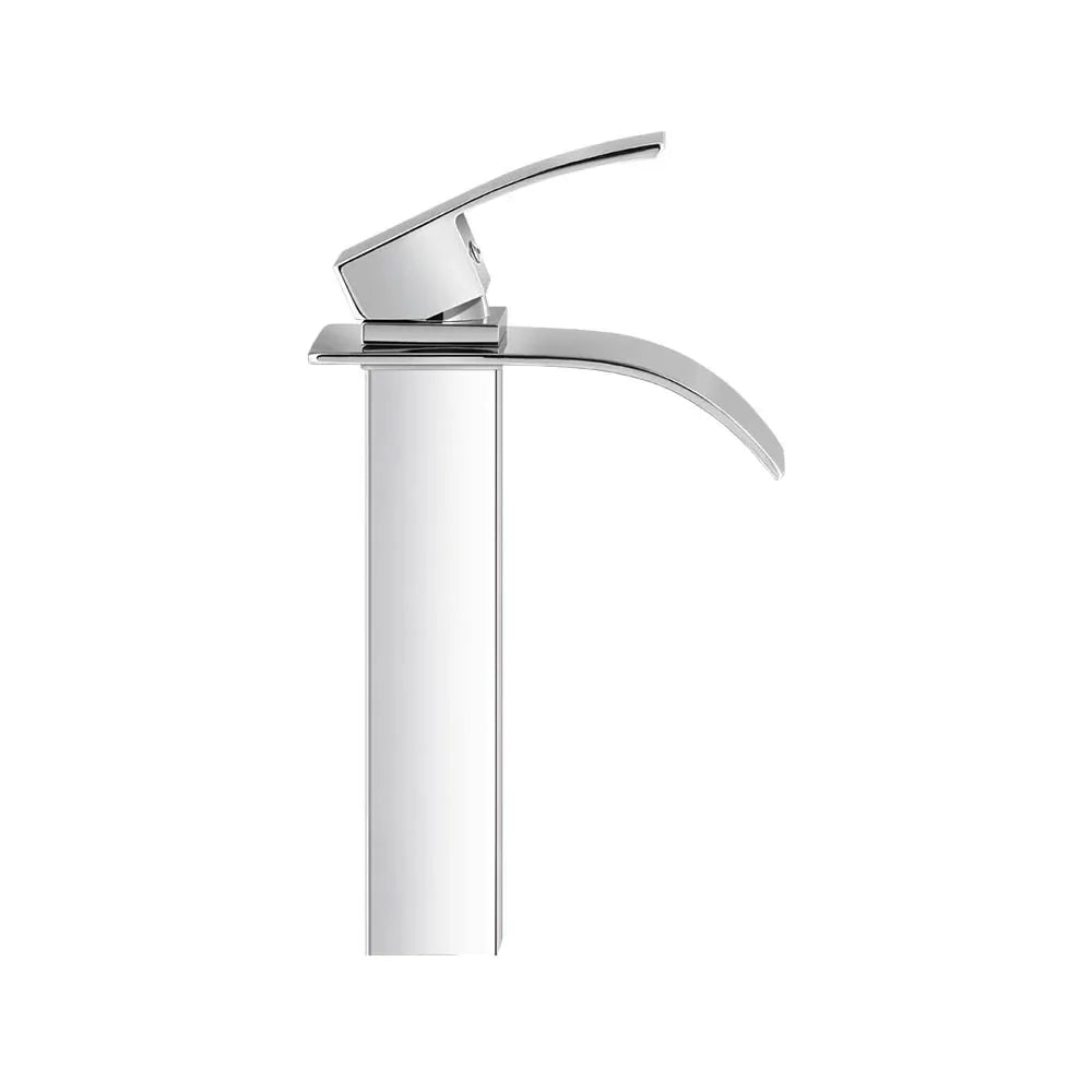 Cefito Bathroom Basin Mixer Tap Thin Tall Faucet Vanity Laundry Silver - Mekamart Australia