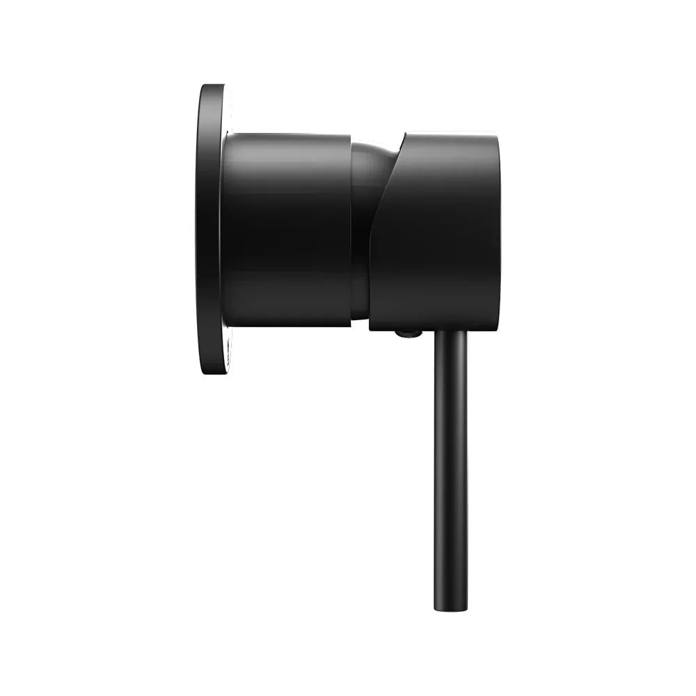 Cefito Basin Mixer Wall Tap Round Brass Faucet Shower Bathtub Black - Mekamart Australia