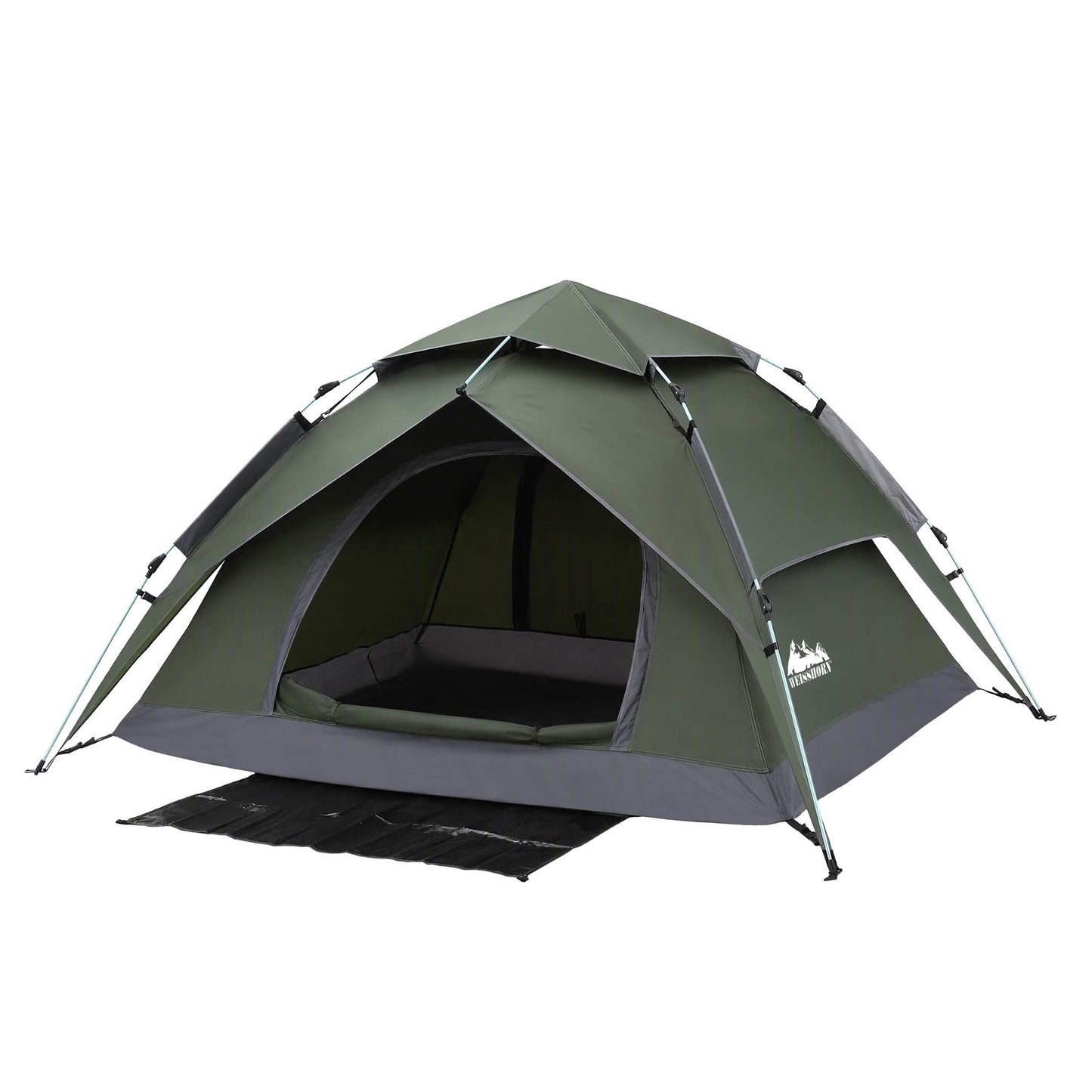 Weisshorn 2 Person Camping Tent Automatic Pop Up Water Repellent Shade Outdoor