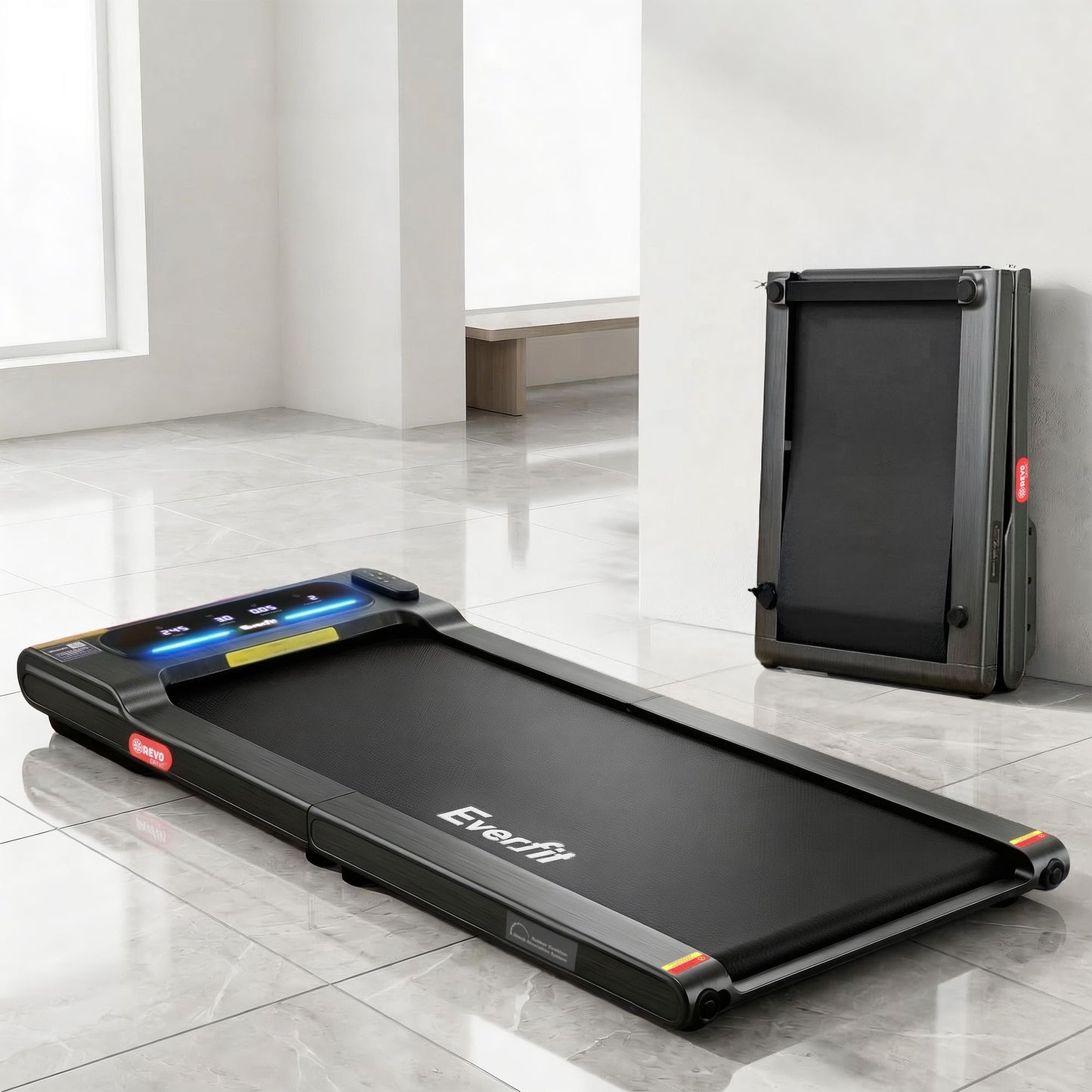 Everfit Walking Pad Treadmill 2 in 1 Foldable Under Desk for Home Gym With 38cm Belt With APP