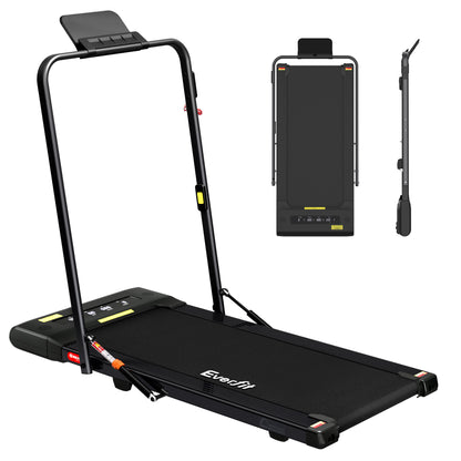 Everfit Treadmill Electric Walking Pad Under Desk Home Gym Fitness 400mm Black
