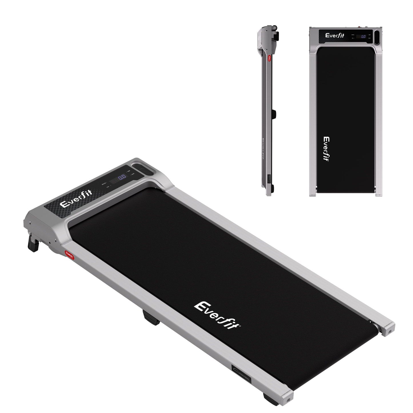 Everfit 3 in 1 Walking Pad Treadmill 12% Incline Under Desk Treadmills for Home Gym With 40cm Wide Belt Sliver