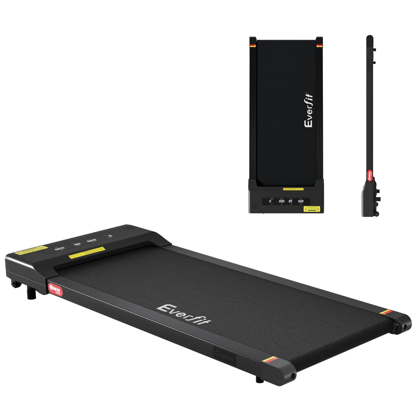 Everfit 2 in 1 Treadmill Electric Walking Pad Under Desk Home Gym Fitness 400mm Black