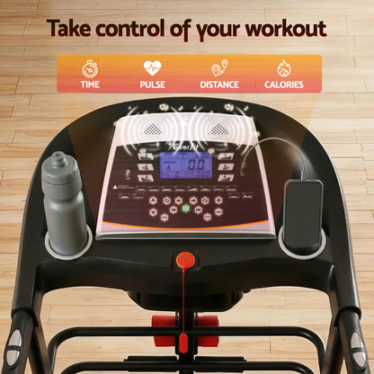 Everfit Treadmill Electric Home Gym Fitness Exercise Machine w/ Massager 450mm