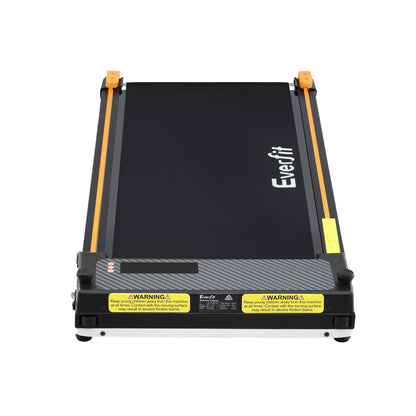 Everfit 2 Side Walking Pad Treadmill with Massage Function Fitness 380mm Black