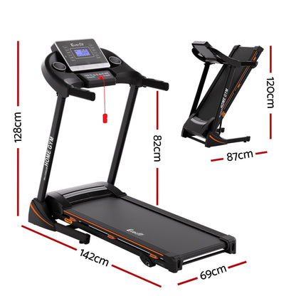 Everfit Treadmill Electric Home Gym Fitness Exercise Machine Hydraulic 420mm