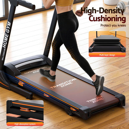 Everfit Treadmill Electric Home Gym Fitness Exercise Machine Hydraulic 420mm