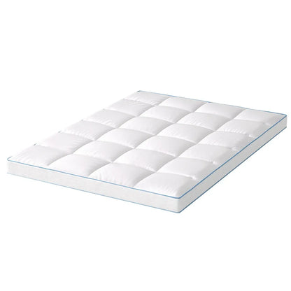 Giselle Bedding Mattress Topper Pillowtop Bamboo 10cm Double - Mekamart Australia