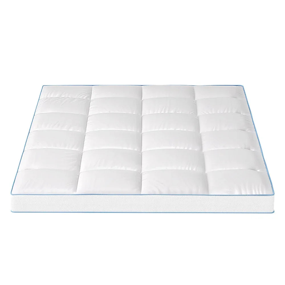 Giselle Bedding Mattress Topper Pillowtop Bamboo 10cm Double - Mekamart Australia