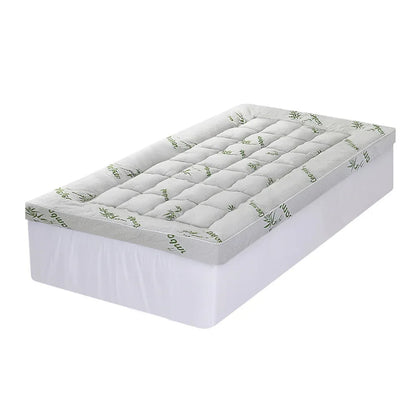 Giselle Mattress Topper 11cm Pillowtop toppers Bamboo King Single - Mekamart Australia