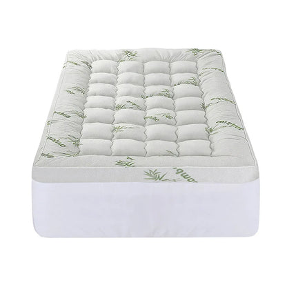 Giselle Mattress Topper 11cm Pillowtop toppers Bamboo King Single - Mekamart Australia