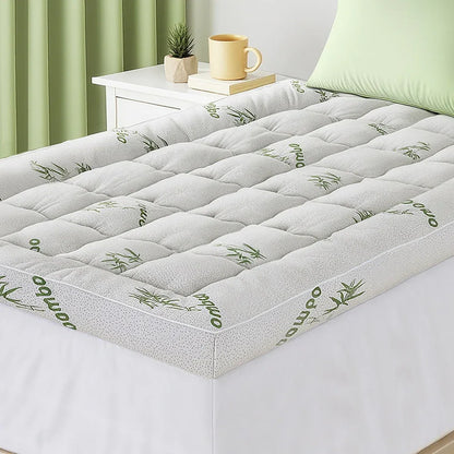 Giselle Mattress Topper 11cm Pillowtop toppers Bamboo King Single - Mekamart Australia