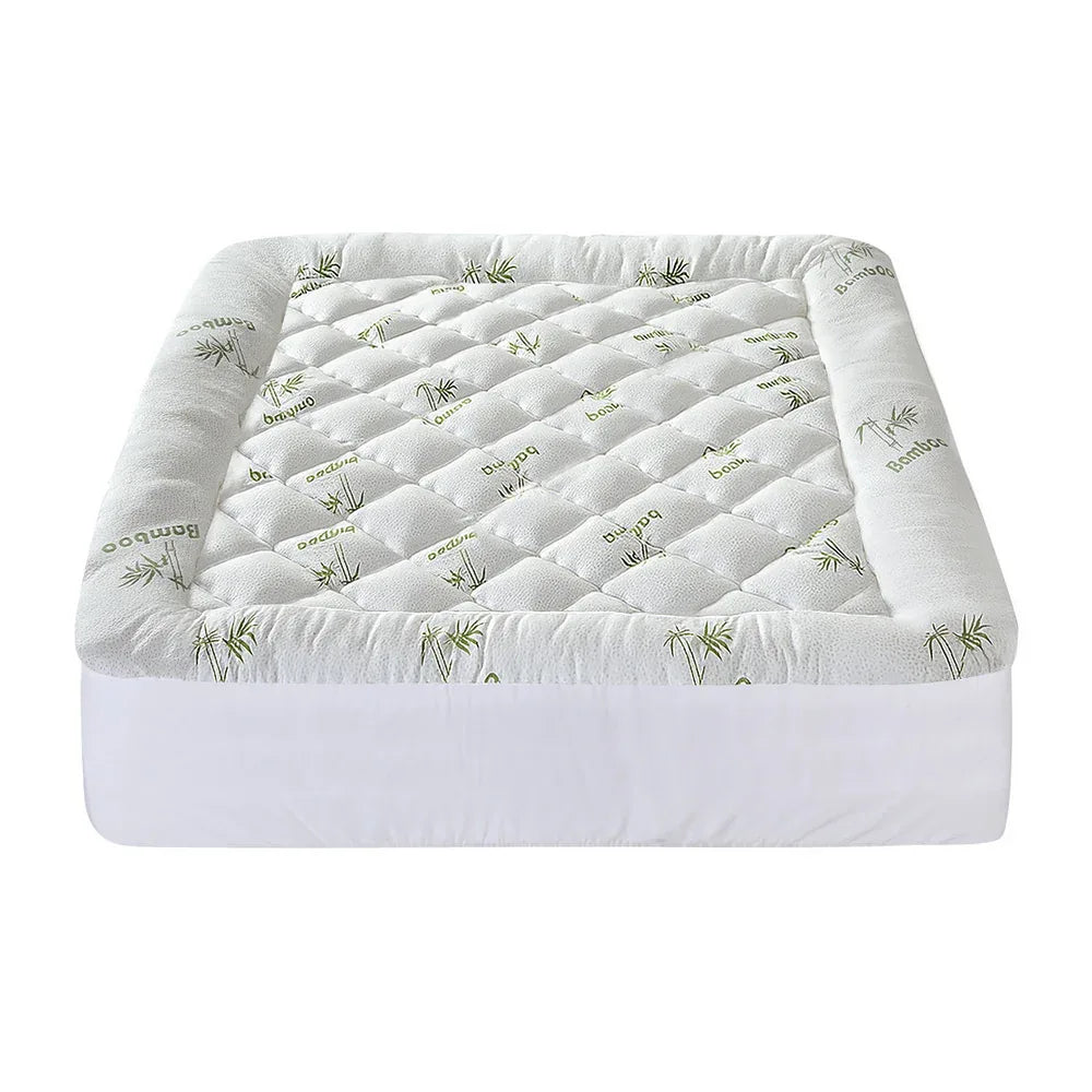 Giselle Mattress Topper 5cm Pillowtop toppers Bamboo King - Mekamart Australia