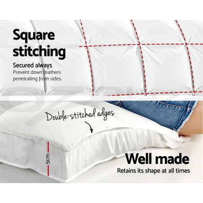 Giselle Bedding Mattress Topper Pillowtop Bamboo King - Mekamart Australia