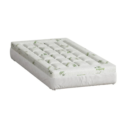 Giselle Bedding Mattress Topper Pillowtop Bamboo 7.5cm Single - Mekamart Australia