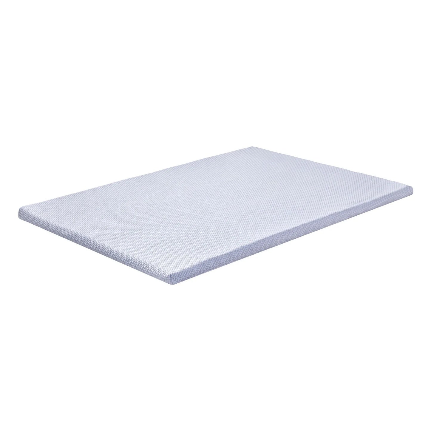 Giselle Bedding Latex Topper 100% Natural Latex Toppers 7-zone w/ Ice Silk Cool-touch Fabric Cooling Cover Double 5cm - Mekamart Australia