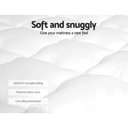 Giselle Bedding Mattress Topper Pillowtop - Double - Mekamart Australia