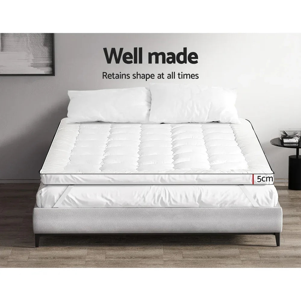 Giselle Bedding Mattress Topper Pillowtop - Double - Mekamart Australia