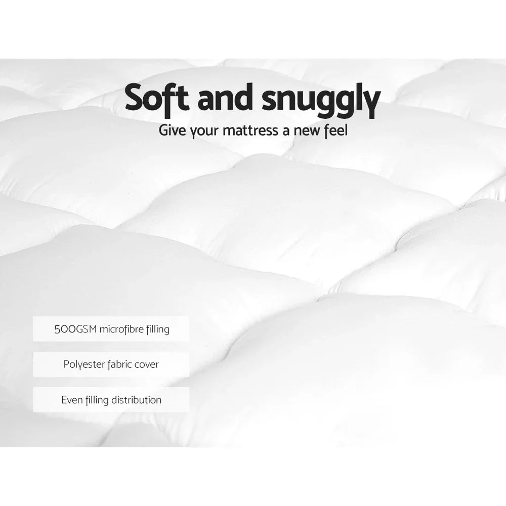 Giselle Bedding Mattress Topper Pillowtop - Single - Mekamart Australia
