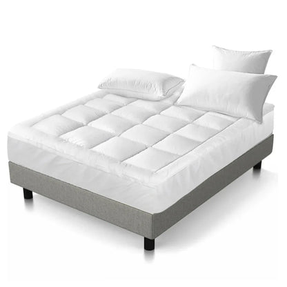 Giselle Bedding Mattress Topper Pillowtop Protector Pad Single - Mekamart Australia