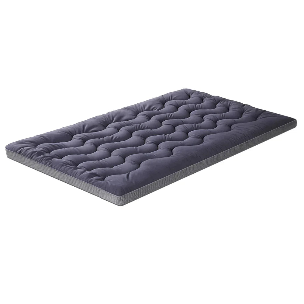 Giselle 5cm Mattress Topper Pillowtop toppers Bamboo Charcoal Double - Mekamart Australia