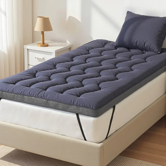 Giselle 5cm Mattress Topper Pillowtop toppers Bamboo Charcoal King Single - Mekamart Australia