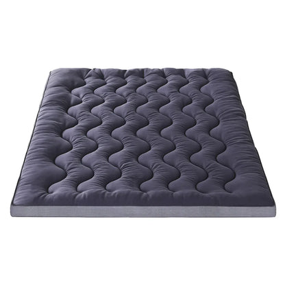 Giselle 5cm Mattress Topper Pillowtop toppers Bamboo Charcoal Queen - Mekamart Australia