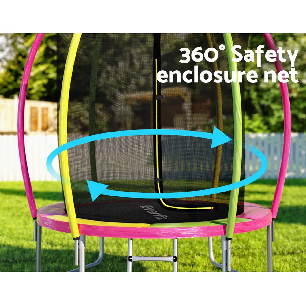 Everfit 6ft Kids Round Trampoline Rebounder - Mekamart Australia
