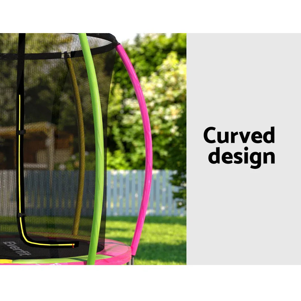 Everfit 6ft Kids Round Trampoline Rebounder - Mekamart Australia