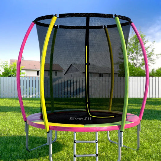 Everfit 6ft Kids Round Trampoline Rebounder - Mekamart Australia