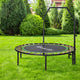 Everfit 48inch Round Fitness Trampoline Rebounder Adjustable Handrail Green - Mekamart Australia