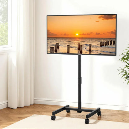 Artiss TV Stand 13-50" Universal Mobile Adjustable Height TV Stand with Wheels - Mekamart Australia