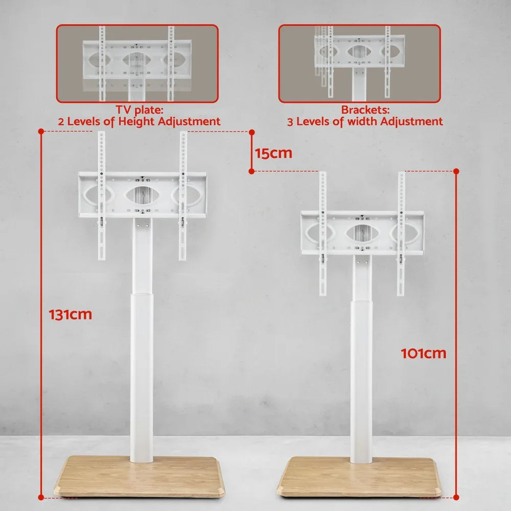 Artiss TV Stand 24-55" Swivel Height Adjustable Floor Mount for TVs - Mekamart Australia