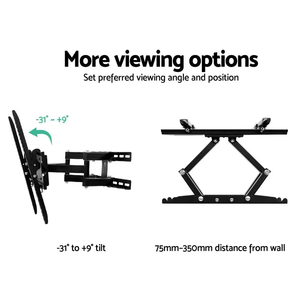 Artiss TV Wall Mount Bracket for 23"-55" LED LCD Full Motion Dual Strong Arms - Mekamart Australia