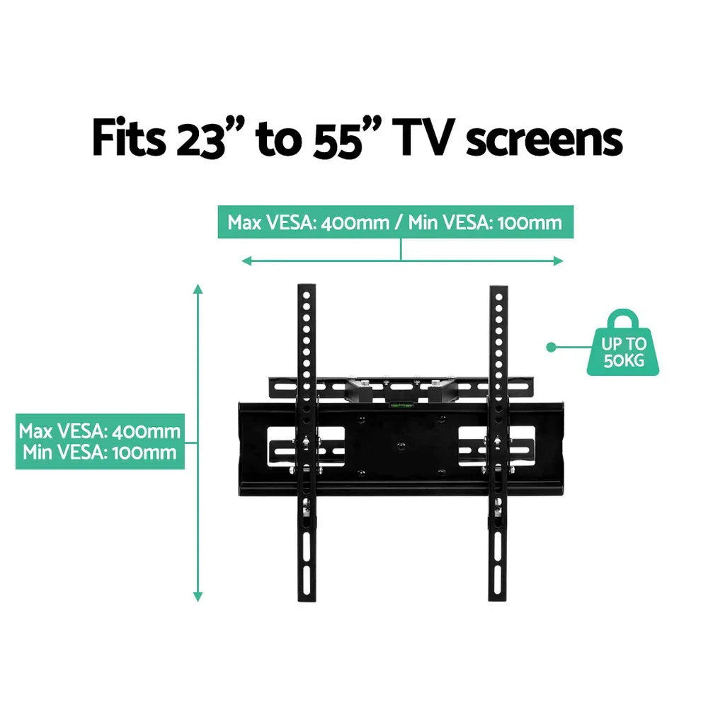 Artiss TV Wall Mount Bracket for 23"-55" LED LCD Full Motion Dual Strong Arms - Mekamart Australia