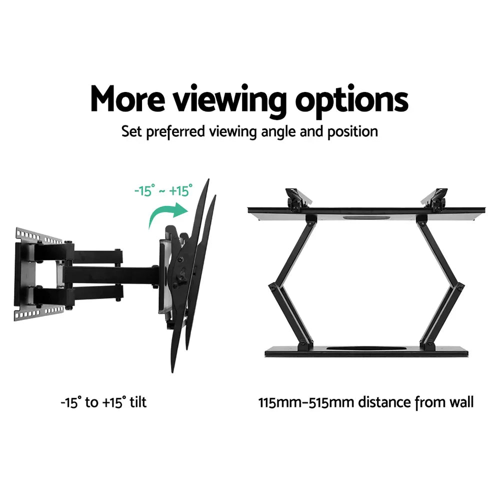 Artiss TV Wall Mount Bracket for 32"-80" LED LCD Full Motion Dual Strong Arms - Mekamart Australia