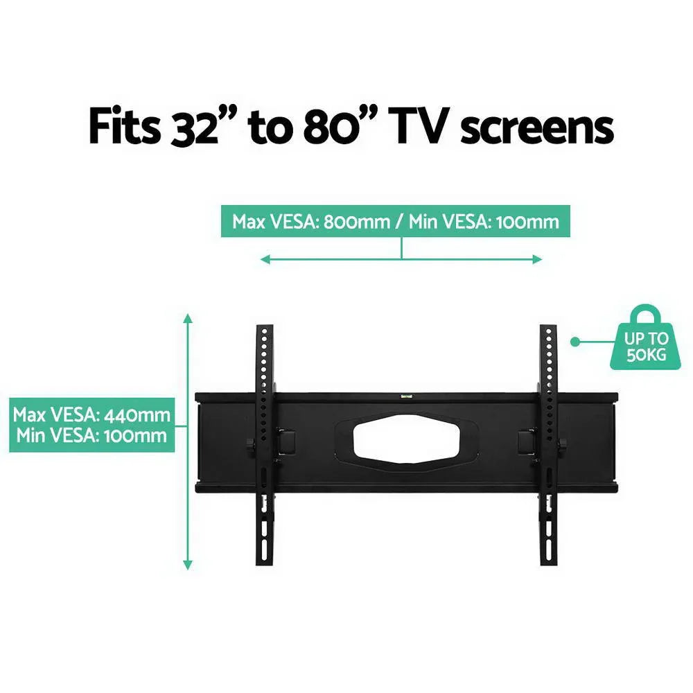 Artiss TV Wall Mount Bracket for 32"-80" LED LCD Full Motion Dual Strong Arms - Mekamart Australia