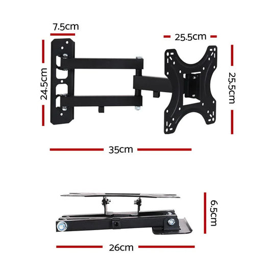 Artiss TV Wall Mount Bracket for 17"-42" LED LCD TVs Full Motion Strong Arms - Mekamart Australia