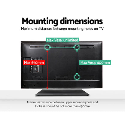 Artiss TV Stand Mount Bracket for 32"-65" Universal Pedestal Tabletop Desktop - Mekamart Australia
