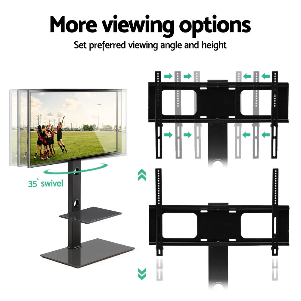 Artiss TV Stand Mount Bracket for 32"-70" LED LCD 2 Tiers Storage Floor Shelf - Mekamart Australia