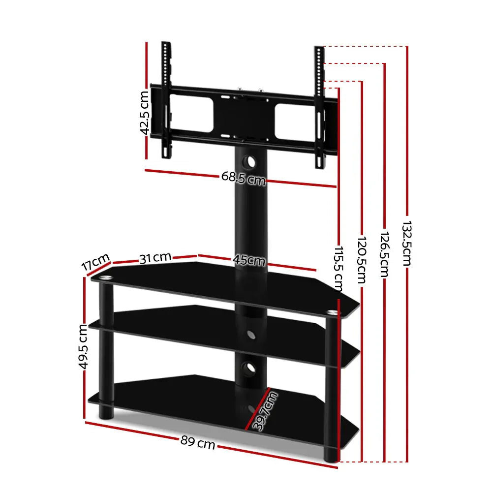 Artiss TV Stand Mount Bracket for 32"-60" LED LCD 3 Tiers Storage Floor Shelf - Mekamart Australia