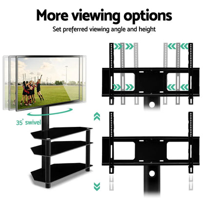 Artiss TV Stand Mount Bracket for 32"-60" LED LCD 3 Tiers Storage Floor Shelf - Mekamart Australia