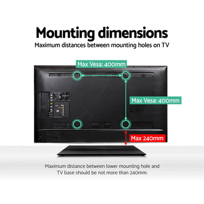 Artiss TV Stand Mount Bracket for 32"-55" LED LCD Swivel Tabletop Desktop Plasma - Mekamart Australia
