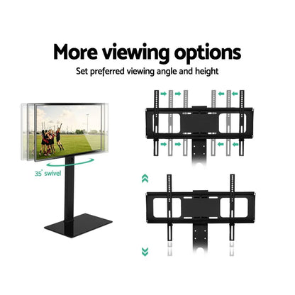 Artiss TV Stand Mount Bracket for 32"-70" LED LCD Glass Storage Floor Shelf - Mekamart Australia